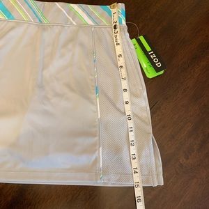 Izod Skort Skirt with Built-in Short